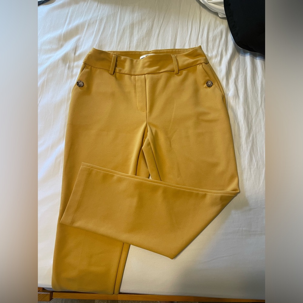 Yellow dress pants